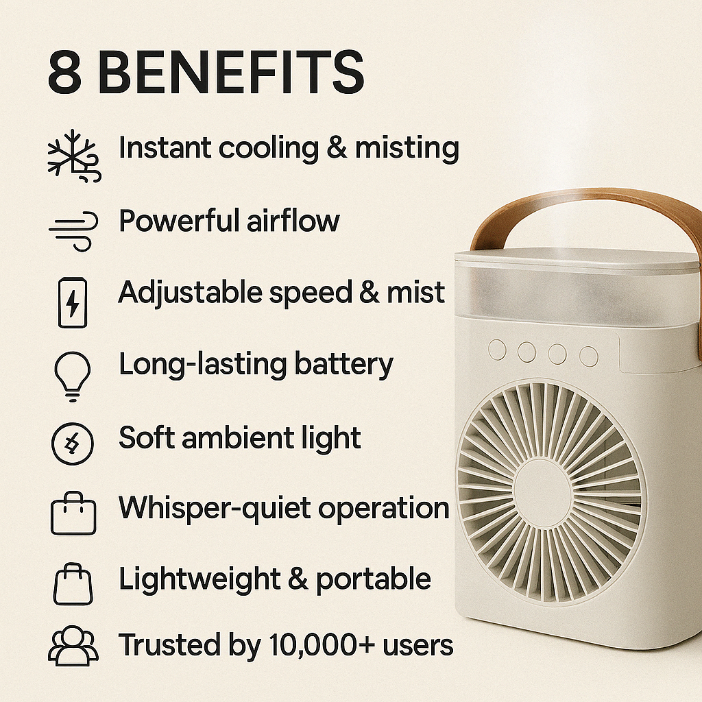 LUMIVIA™-Ice Air Cooling Fan