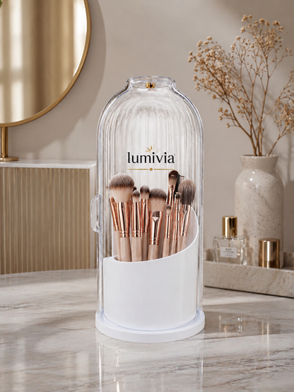 𝐋𝐔𝐌𝐈𝐕𝐈𝐀™ Dustproof Rotating Luxury Brush Holder