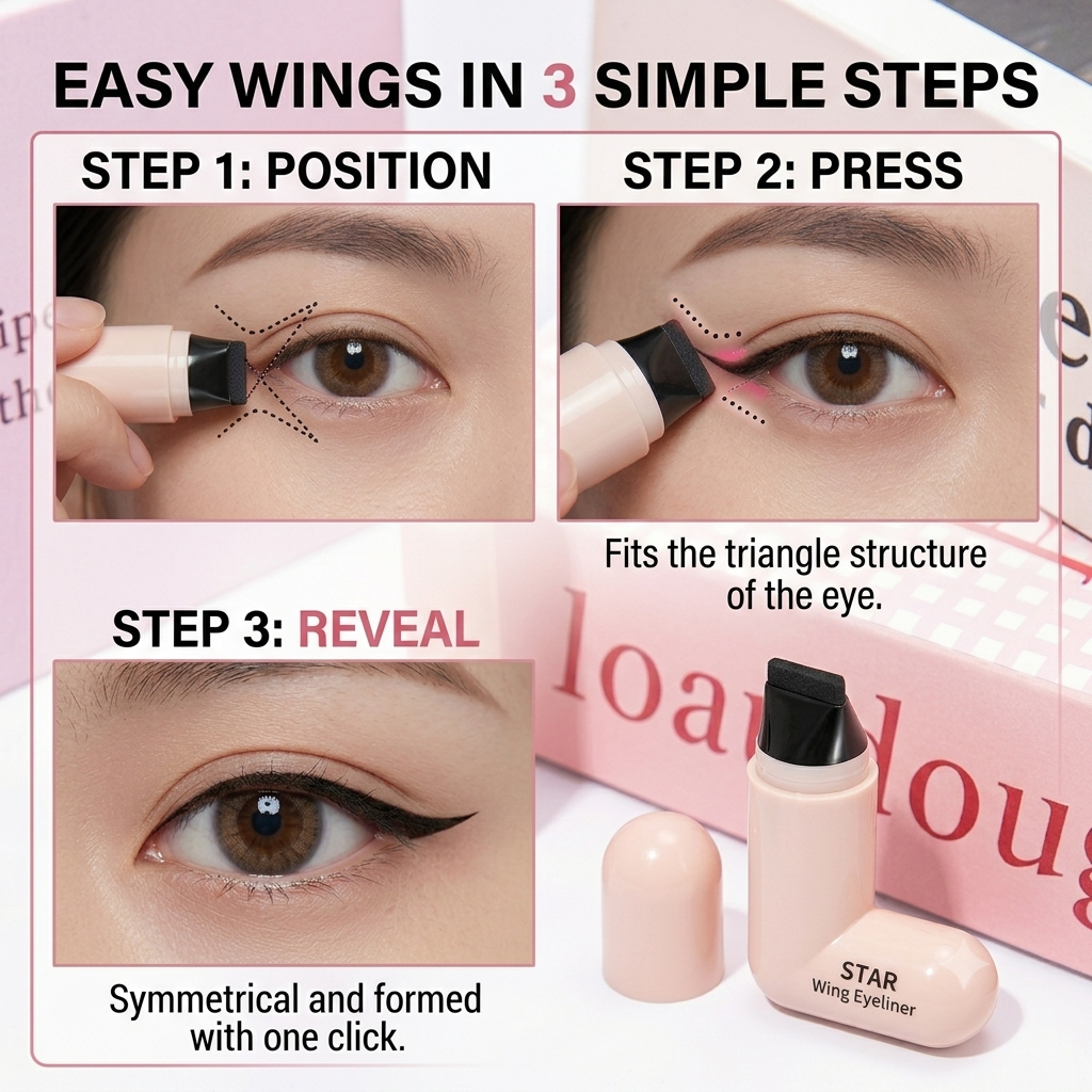 LUMIVIA™-One Stroke Completion Eyeliner Stamp