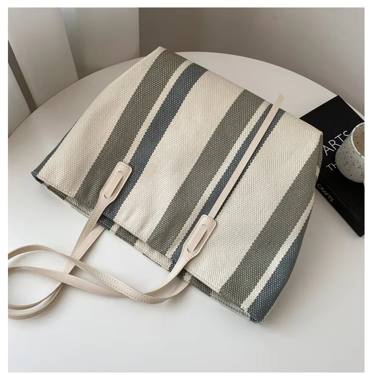 Coastline Canvas Tote