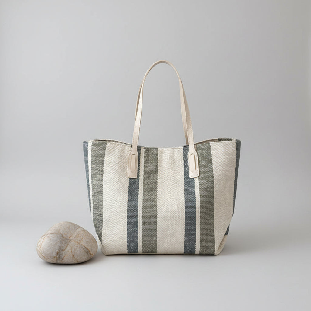Coastline Canvas Tote
